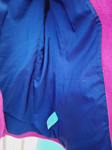 Boden Blazer Womens Size UK 14 Hot Pink Wool Blend Jacket Excellent Condition - Picture 10 of 12