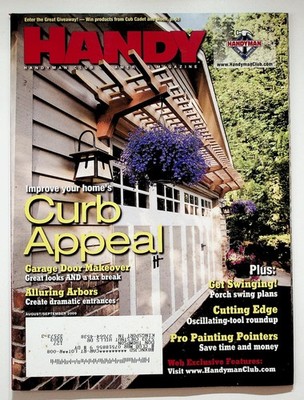 HANDY Magazine Aug/Sep 2009 Issue 95 Curb Appeal Garage Doors Handyman