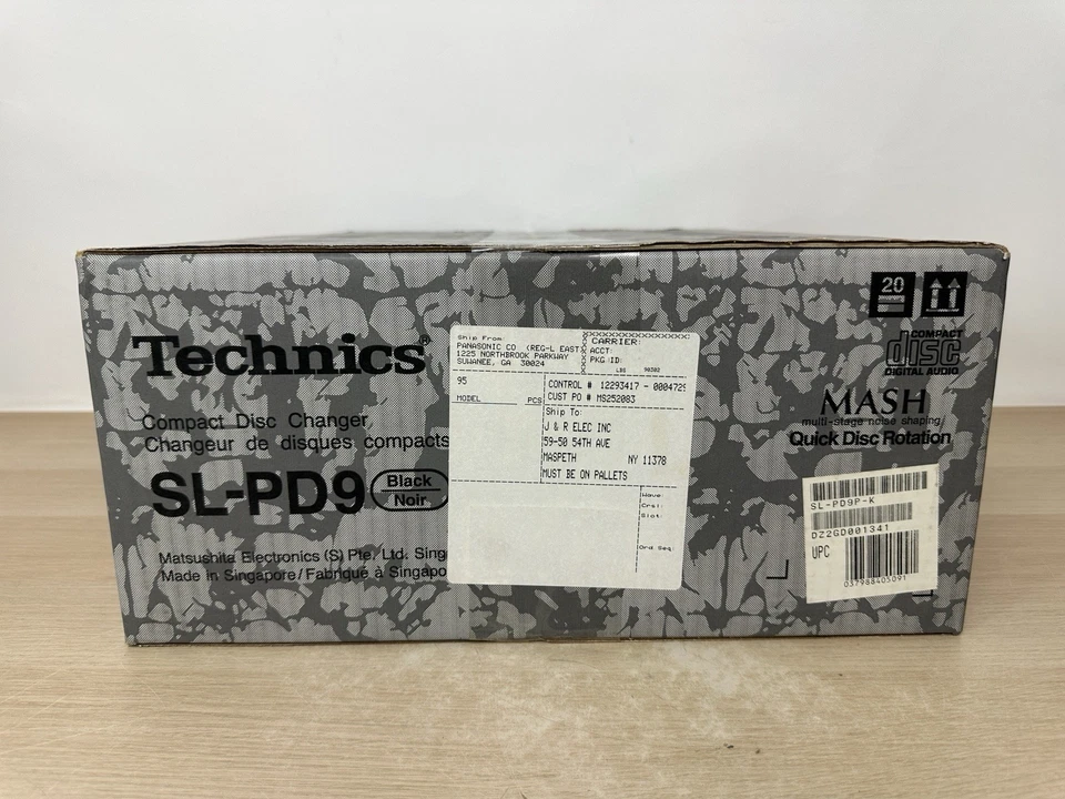 Technics SL-PD9 5-Disc CD Changer Remote Multi Stage Noise Shaping - NEW In Box - Image 4 of 4