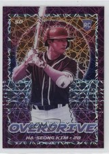 2021 Panini Chronicles Overdrive Purple Velocity Prizm Ha-Seong Kim #2 1l94