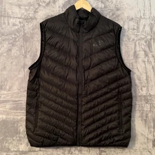 Nike Goose Down Puffer Vest Mens Size XL Black Gorpcore Quilted Outdoors Hiking