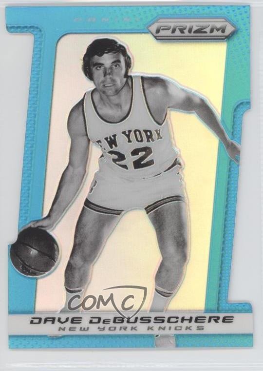 2013-14 Panini Prizm Light Blue Die-Cut 129/199 Dave DeBusschere #230 HOF 02v3