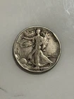 1943 Walking Liberty Half Dollar Coin, 90% Silver, Collectible US Coin