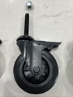 4x 4 inch Locking Swivel castor wheels 100x27 — photo 3