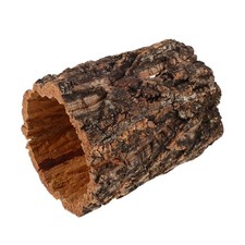 Reptile Hideout: Wooden Gecko Habitat Cave Decor Turtle Hollow Tree Trunk
