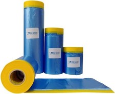 Plastic Sheeting for Car Paint   Assorted 3 Sizes Multi Pack   No Residue