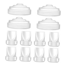 Silicone Diaphragm Replace Parts and Duckbill Valves Transparent Leakproof Easy