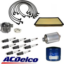 Ac Spark Plugs Plug Wire Set Air Gas Oil Filter Cap Rotor For 85-89 Corvette Ac Spark Plugs Plug Wire Set Air Gas Oil Filter Cap Rotor For 85-89 Corvette