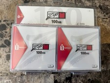 6 Iomega Zip Disks 100 MB Multicolored Genuine 100mb NEW sealed