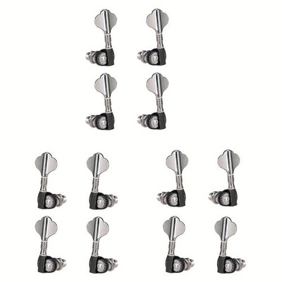 Einfaches und präzises Tuning mit 4 STCK. Chrom für Bassgitarren-Maschinenköpfe