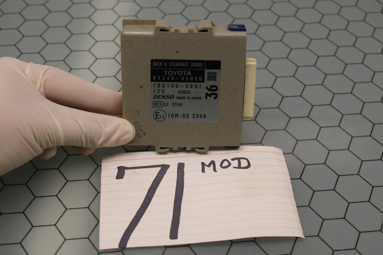 11 12 13 14 15 16 Toyota Sienna park Assist Used Control Module  #71-MOD