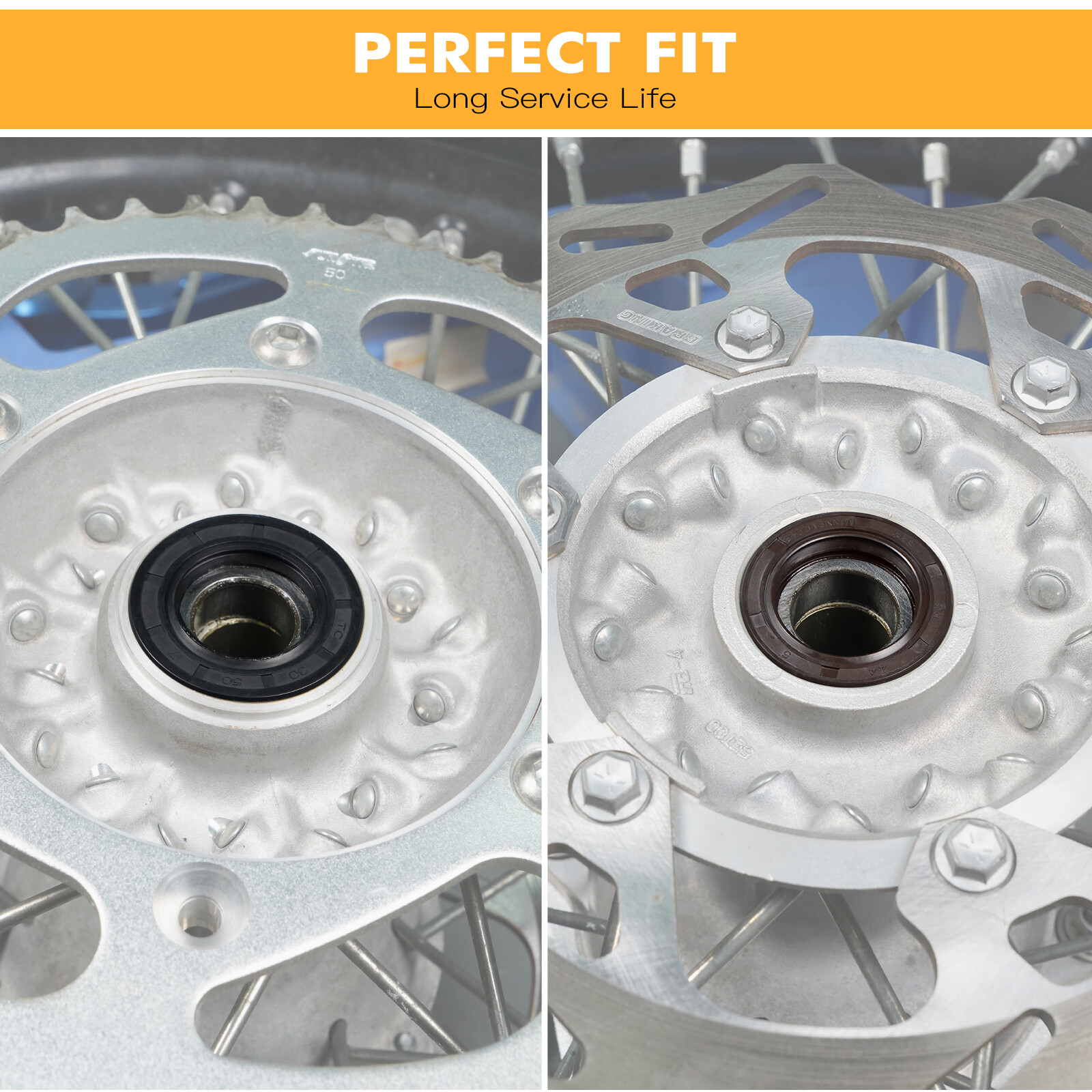 Rear Wheel Bearings Seals Kit For Yamaha YZ125 YZ250 19992024 YZ250X