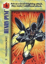 [1995] HENRY PYM - ANTMAN - YELLOWJACKET OVERPOWER Card Game (Marvel) EXCELLENT+