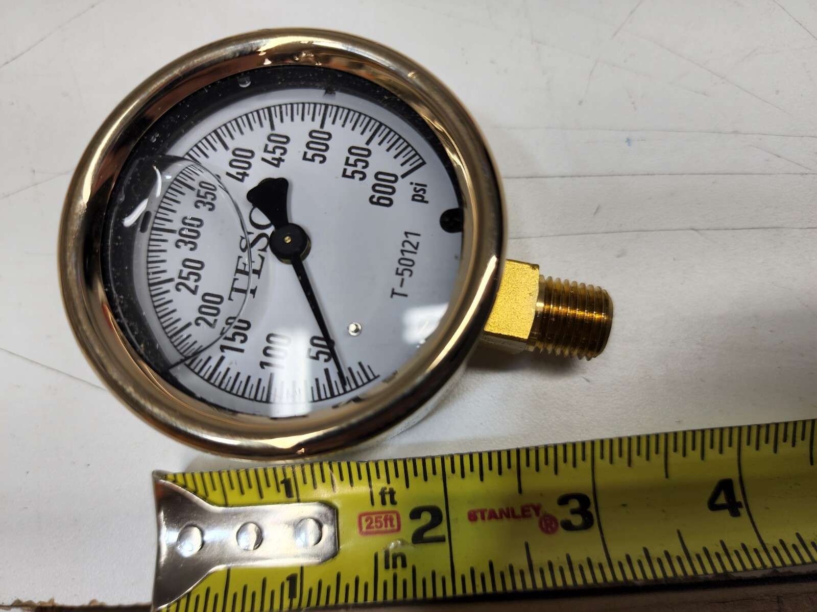 Tesco T50121 Compression Tester Gage 0600 PSI Railroad