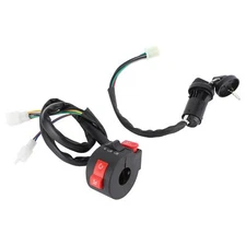 Handlebar Kill Button with Ignition Switch& 2 Keys for 50 70 90 110 125c