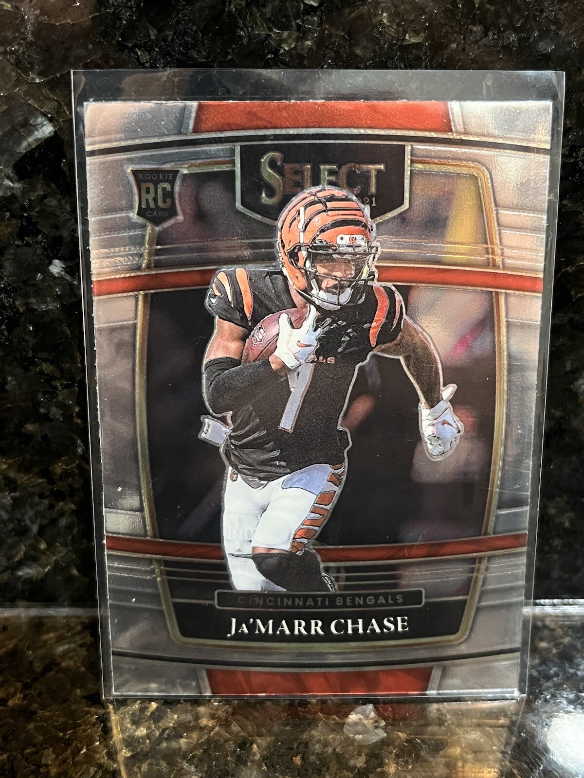 2021 Select Prizm Ja’marr Chase 🔥 RC! Concourse Silver Prizm Bengals #47