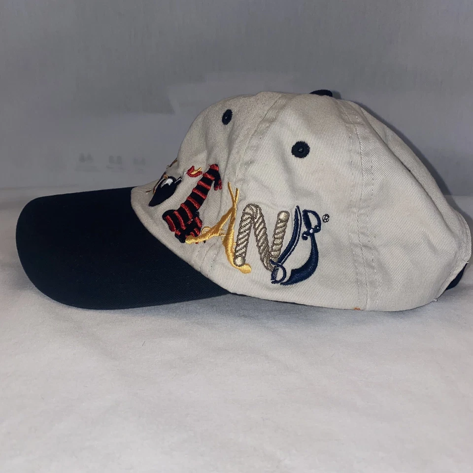 Legoland Youth Pirate Hat Tan Embroidered Cap California Theme Park Strap Back — 第 2/4 张图片