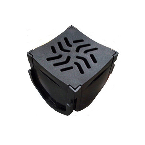 Polydrain Heelguard Storm Bodenablaufrinne Drainage Quadbox Ecke Bogen X 1 - View #12