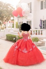 Red Quinceanera Dress/Ballgown