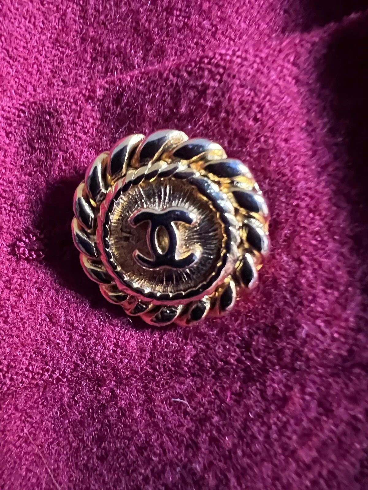 GIACCA CHANEL BOUTIQUE 88A MU ROSSO TWEED ORO 24K BOTTONI FR40 FR42