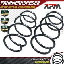 2x Federn Fahrwerksfeder Vorderachse für Fiat Punto 188 1.2 16V 80 1999-2002