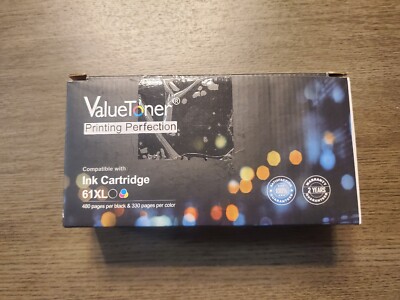 Value Toner Printing Perfection 61 XL Black & Color Ink Cartridge NEW & Sealed