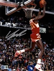 Dominique Wilkins Signed Atlanta Hawks 8x10 Photo Beckett Witness BAS COA #2