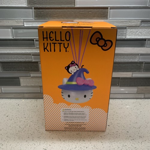 New Hello Kitty Face In Witch Hat Halloween Ceramic Reed Diffuser Vanilla In Box - Picture 7 of 10