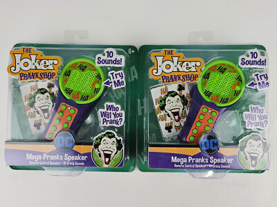 DC Comics The Joker Prank Shop Mega Pranks Speaker Lot of 2