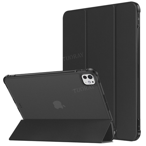 Case for iPad 7/8/9th 10.2 Air 4 5 6 Pro 11'' 13'' 2024 Smart Leather Flip Cover - Picture 26 of 87