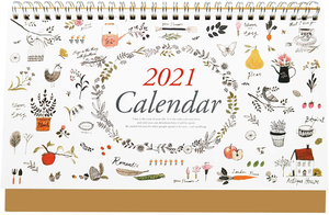 21 桌面日历翻盖每月美国日程本计划本 天然10 2 X 7 1 Oc T Ebay