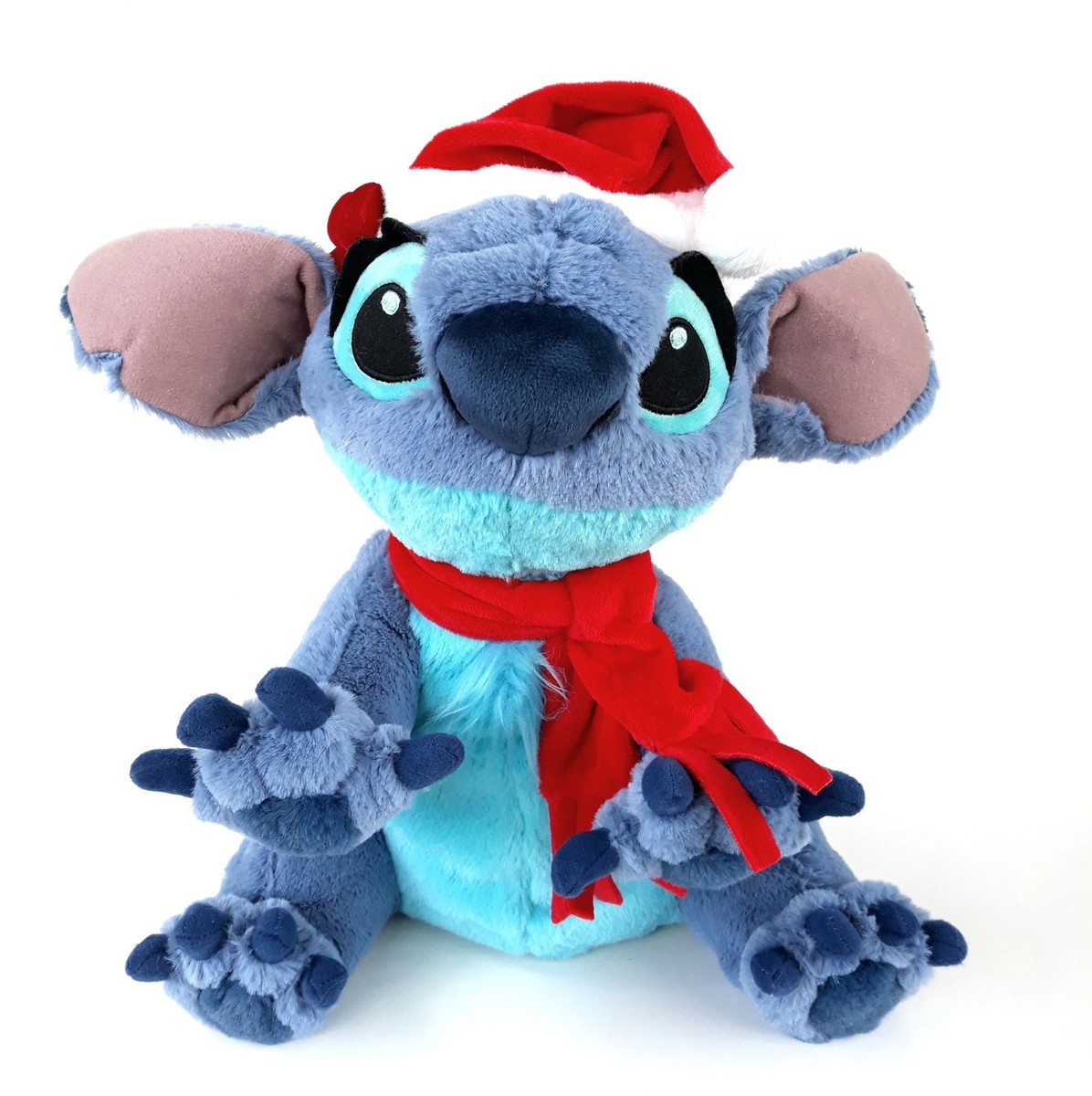 Disney Parks Santa Stitch Plush 12