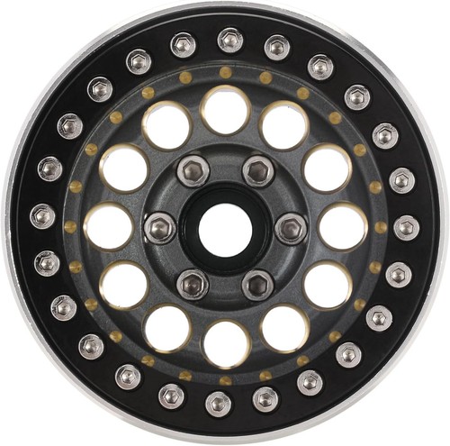 Heavyweight 153g Beadlock Wheel for 1/10 RC Crawler - Corrosion Resistant Grey - Picture 7 of 11