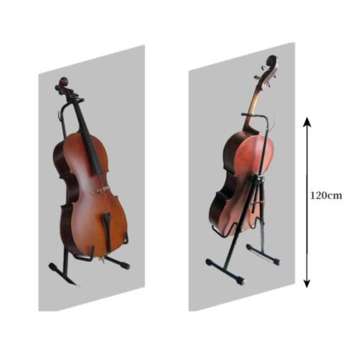 Présentoir de violoncelle en métal avec crochet pliable facilement pliable - Photo 1/10