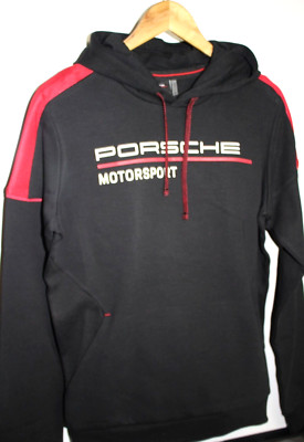 Porsche Herren Hoodie Motorsport rot / schwarz Gr S Essential Collection Neu