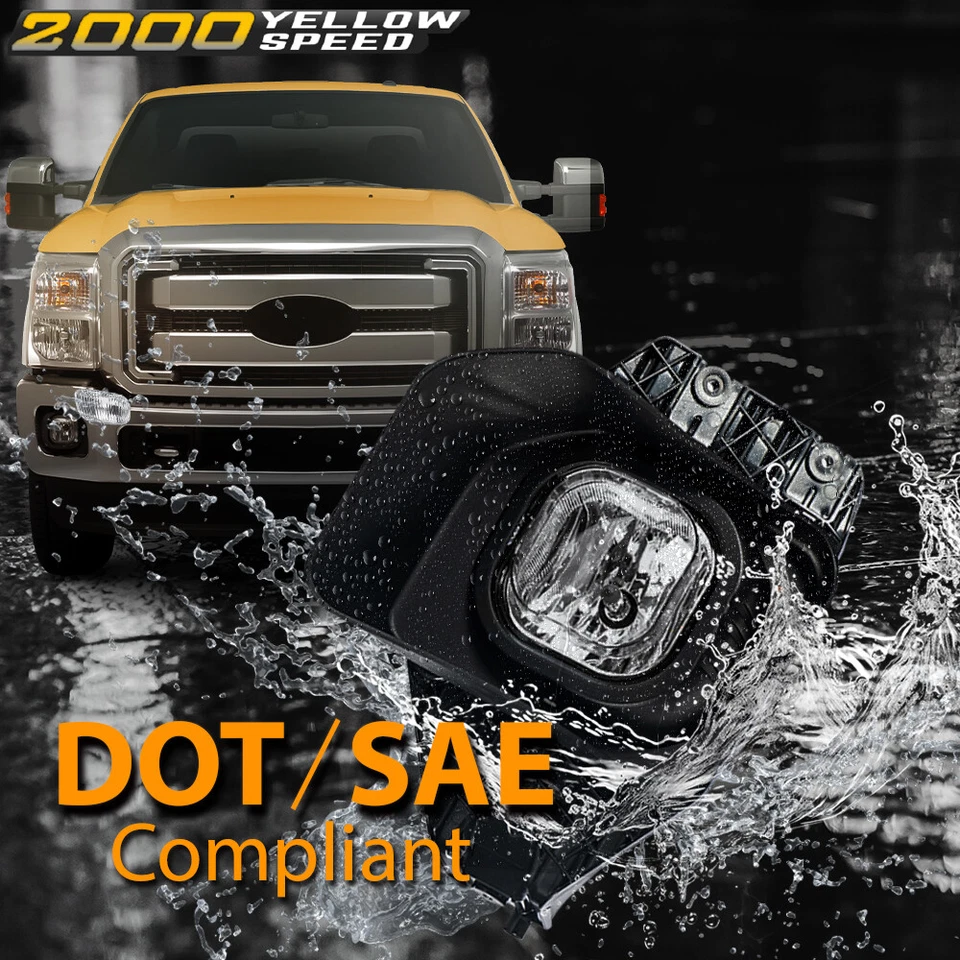 NEW FOG LIGHTS LAMP W/SWITCH FIT FOR 11-15 FORD F250 F350 F450 F550 SUPER DUTY  Foto 4 de 4
