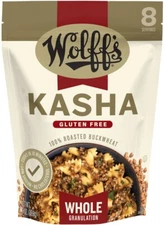 Wolff's Kasha - Whole Granulation - 100% Buckwheat - Gluten & Wheat Free -13 oz