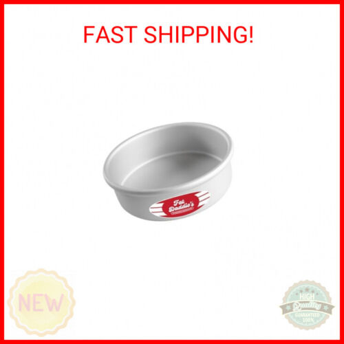Fat Daddio's PRD-72 Round Cake Pan 7 x 2 Inch Silver