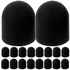 20 Pcs Capacitor Tip Stylus Pen Tips Touch Screen Stylus Pen Black Rubber