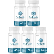 Purdentix Oral Probiotic Support Healthy Teeth and Gums Pur Dentix - 5 Bottles