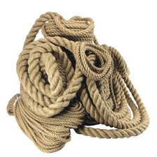 Meterware Juteseil Hanfseil (0,65-8,99€/m) Tau Leine Tauziehen Deko Kordel Hanf