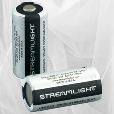 85175 CR123A Lithium Batteries, 2-Pack 3 Volt Non Rechargeable - 1400 mAh