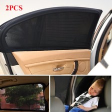 2x Universal Car Sun Mesh Blind Rear Window UV Protector Sun Shade For Baby Kids