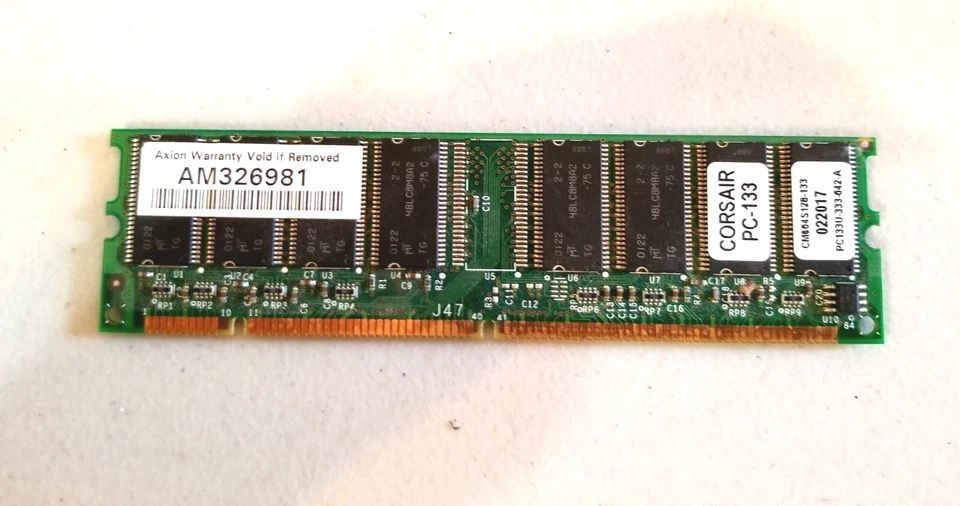 CM766S256-133/MCorsair 256 Megabyte SD Ram Vintage Electronics  - Image 2 of 3
