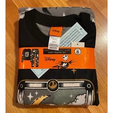 Disney The Nightmare Before Christmas kids Cozy Pajama Set New in size 8