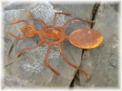Edelrost Ameise Natur Gartendeko Metall Rost 24cm Insekt Wald Ameisen Krabbeln Ebay
