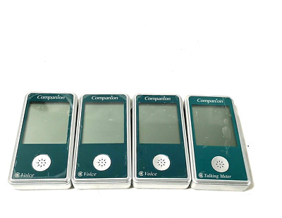 X4 COMPANION VOICE + X1 TALKING METER BLOOD GLUCOSE MONITORING SYTEM 