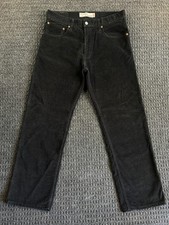 Vintage Levis 559 Corduroy Pants 34 x 32 Black Baggy Skater Relaxed Straighty 2k