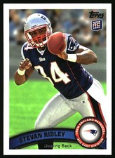 2011 Topps #432 Stevan Ridley RC New England Patriots