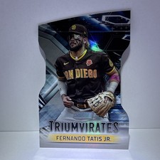 2023 Topps Stadium Club Fernando Tatis Jr. #T-7 Triumvirates Padres DIE CUT